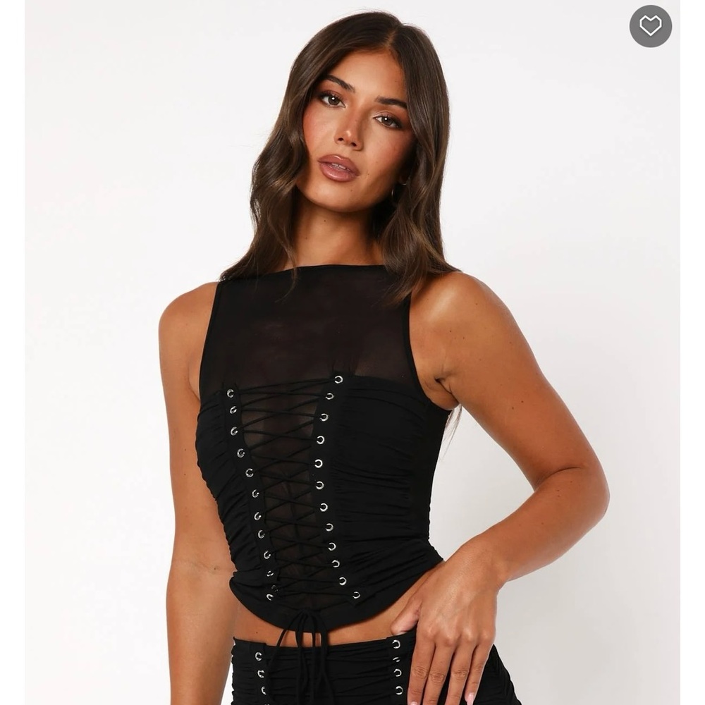 White Fox Boutique Midnight Drive Top